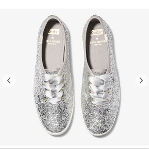 KEDS + KATE SPADE New York Glitter sneaker (silver)